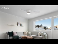 48 polegadas de plástico ventilador de teto moderno com luz APP controle inteligente para quarto