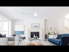 Ventilador de teto inteligente com motor DC 3 lâminas de plástico