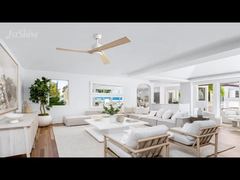 Ventilador de teto em madeira maciça