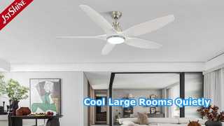 Ventilador de teto LED DC de 60 polegadas para salas grandes