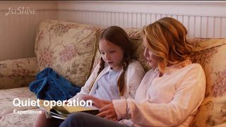 Ventilador de teto branco moderno silencioso com motor DC luz LED