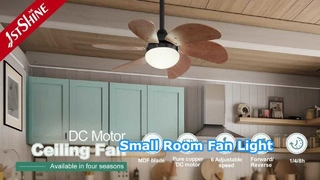 Ventilador de teto moderno de 30 polegadas para salas pequenas