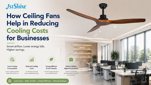 Últimos blogs da empresa sobre Como os ventiladores de teto ajudam a reduzir os custos de resfriamento das empresas
