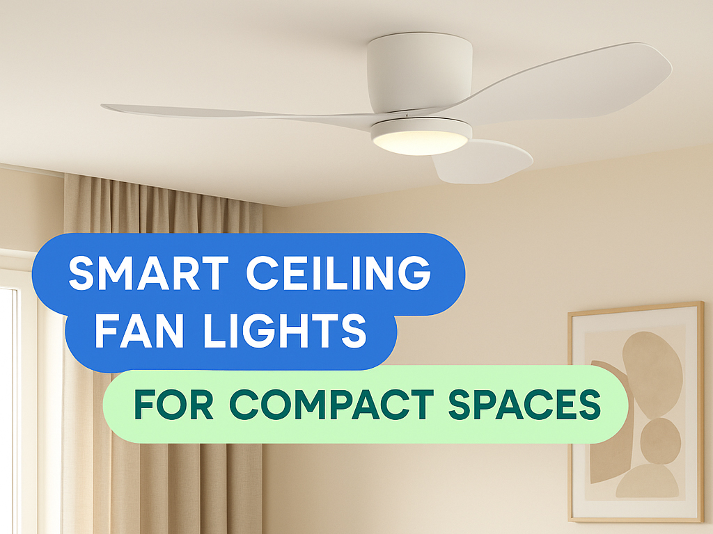 Últimos blogs da empresa sobre Luzes de ventilador de teto para apartamentos e interiores compactos