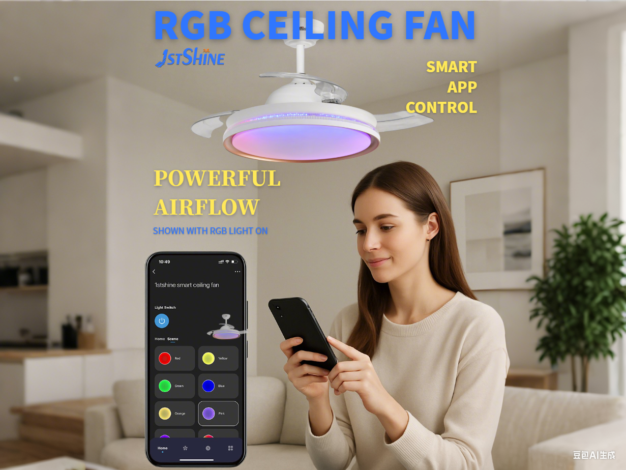 Últimos blogs da empresa sobre A mudança de poder: como os motores de corrente contínua e o controle inteligente estão redefinindo as luzes dos ventiladores de teto