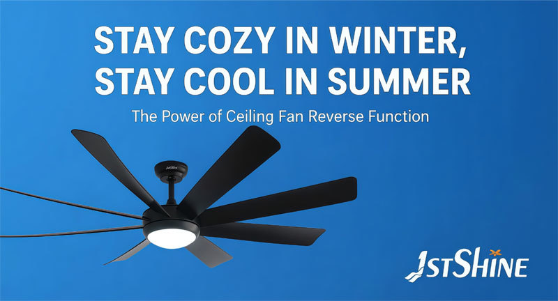 Últimos blogs da empresa sobre Mantenha-se Aconchegante no Inverno, Refrescante no Verão: O Poder da Função Reversa do Ventilador de Teto