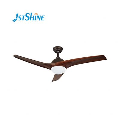 comprar 3000K Temperatura de cor Ventilador de teto moderno de 3 lâminas com motor AC 220V e lâminas ABS Fabricação em linha