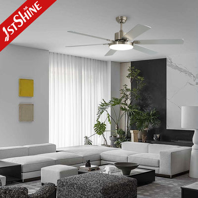 comprar 58 polegadas Ventiladores de teto de quarto com luzes reversível silencioso motor DC lâmina MDF Fabricação em linha