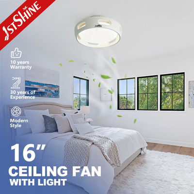 comprar Mini 16 polegadas LED Ventilador de teto sem lâmina Branco DC Motor Dimming Light Fabricação em linha