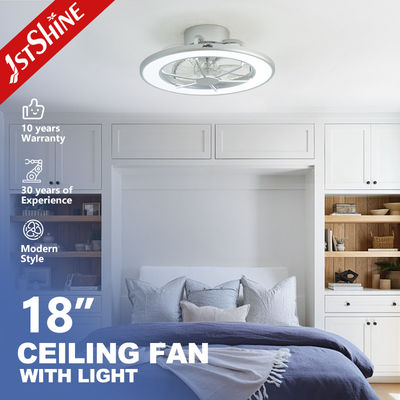 comprar 6 velocidades Ventilador de teto ajustável Lâmina oculta Controle remoto LED Fonte de luz 1stshine Fabricação em linha