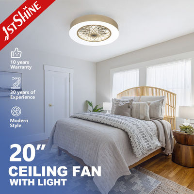 comprar Ventilador de teto LED de 3 cores de 20 polegadas com controle remoto, design simples e funcional da 1stshine Fabricação em linha