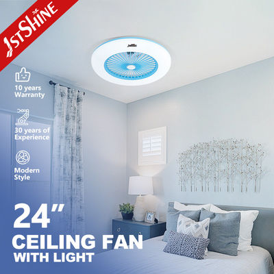 comprar 24 polegadas de plástico quarto ventilador de teto luminárias com controle remoto Fabricação em linha