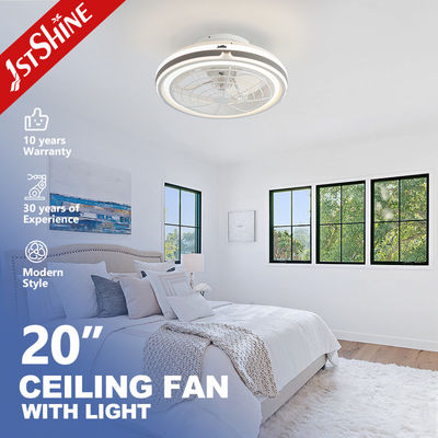 comprar Ventilador de teto LED de temperatura de cor de 3000-6500K para espaços modernos e de economia de energia Fabricação em linha