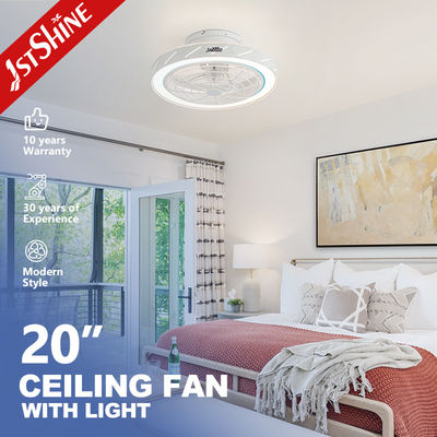 comprar 3 cores LED Light Low Profile Fancy Design ABS Blades Ventilador de teto interior com controle remoto Fabricação em linha