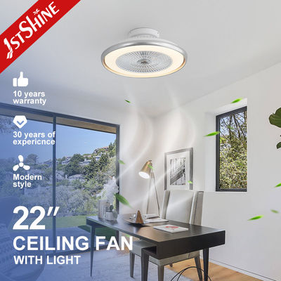 comprar 10- 1stshine Ventilador de teto LED com anel decorativo removível e iluminação dimmable Fabricação em linha