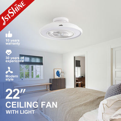 comprar Incluir ventilador de teto LED sem lâmina com moderação branca dimmable para sala de estudo Fabricação em linha