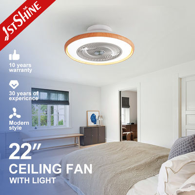 comprar Controle inteligente Ventilador de teto LED sem lâmina estilo moderno motor DC Dimmable luz LED Fabricação em linha