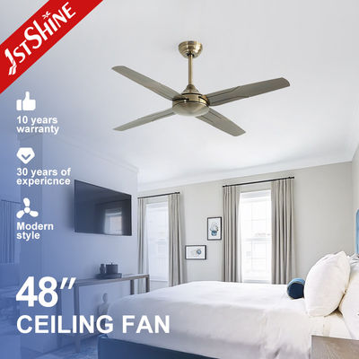 comprar Ventilador de teto de cobre de motor AC puro de alta velocidade com controle remoto e 4 lâminas de ferro Fabricação em linha