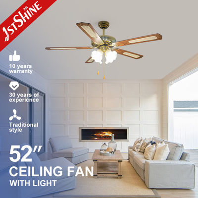 comprar Hotel 52 Inch MDF Blade Ceiling Fan com 100% Motor de Cobre e Design Decorativo Fancy Fabricação em linha