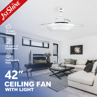 comprar Ventilador de teto de quarto inteligente de 42 polegadas invisível com luz LED aprovado pelo CE Fabricação em linha