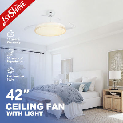 comprar Folhas de acrílico Ventilador de teto invisível com luz / motor de economia de energia DC Fabricação em linha