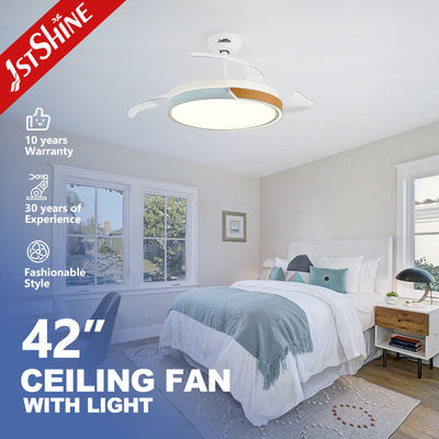 comprar Ventilador de teto LED de 42 polegadas com lâminas invisíveis e estilo de interruptor de controle remoto Fabricação em linha