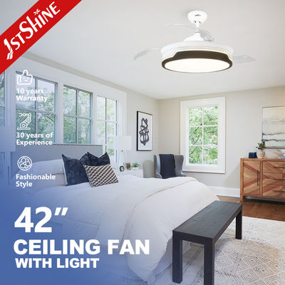 comprar Moderno Retrátil DC 65W Smart Ceiling Fan Light Dimmable 5 Velocidade Fabricação em linha