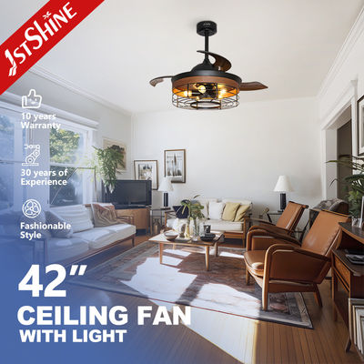 comprar 3000K/4500K/6000K Temperatura de cor 1stshine Ventilador de teto com lâmina ABS e motor AC Fabricação em linha