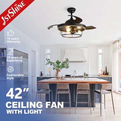 comprar Luz LED e ventilador de teto com controle remoto com corpo de lâmpada de metal Fabricação em linha