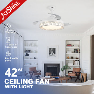 comprar 3 velocidades 42 polegadas retrátil ventilador de teto luz com Bluetooth alto-falante Fabricação em linha