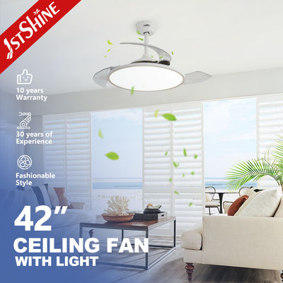 comprar 42 polegadas 6 velocidades Dimmable Led Ventilador de Tecto Invisível Com Luz 3 Pc Blades Fabricação em linha