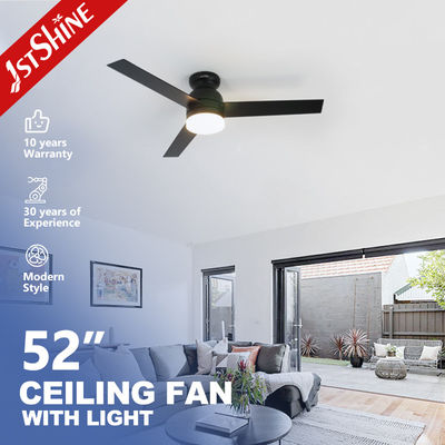 comprar Ventilador de teto decorativo de 5 velocidades com controlo remoto, lâmina Mdf Ventilador de teto de plástico preto Fabricação em linha