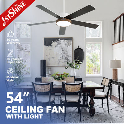 comprar Baixo ruído Motor de teto de corrente contínua Luz de ventilador com controle remoto de 6 velocidades Casa branca Fabricação em linha