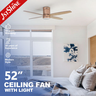 comprar Ventilador de teto remoto com LED de baixo perfil quarto Mdf Blade Quiet Dc Motor Fabricação em linha