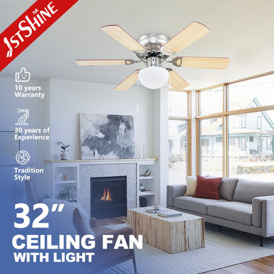 comprar 32' 6 MDF Blades Decorativo AC Motor Ventilador de Tecto Com Kit de Luz Fabricação em linha