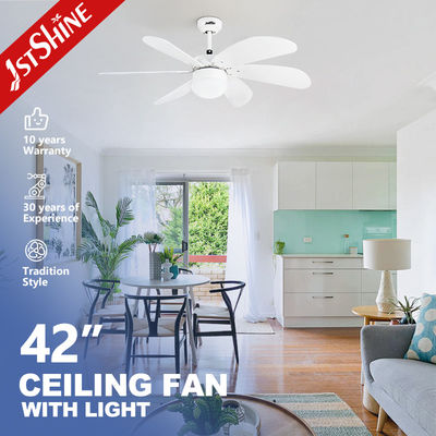 comprar 42 polegadas de luz LED DC motor ventilador de teto com controle remoto 6 lâminas de MDF 6 Escolha de velocidade Fabricação em linha
