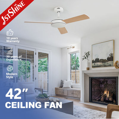 comprar 42 polegadas Ventilador de teto LED moderno DC Motor MDF Blade Ventilador de teto LED remoto Fabricação em linha