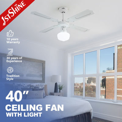 comprar CCC ROHS Ventilador de teto de lâmina de metal branco de 45 polegadas clássico de 3 velocidades Fabricação em linha