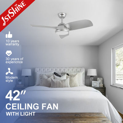comprar Decoração de interiores Ventilador de teto LED de 42 polegadas com 3 lâminas ABS e alto fluxo luminoso Fabricação em linha
