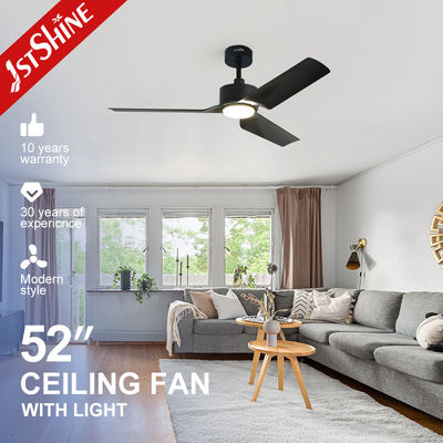 comprar 110-240v/50-60Hz Ventilador de teto LED de sala de estar com 3 lâminas de plástico e motor de cobre DC Fabricação em linha
