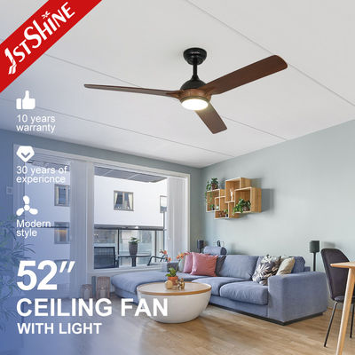 comprar Economia de energia 1stshine LED ventilador de teto 52 polegadas 3 lâminas ABS com controle remoto inteligente Fabricação em linha