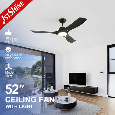 comprar 110-240v/50-60Hz ABS Black Blades Ventilador de teto com controle remoto e iluminação apagável Fabricação em linha