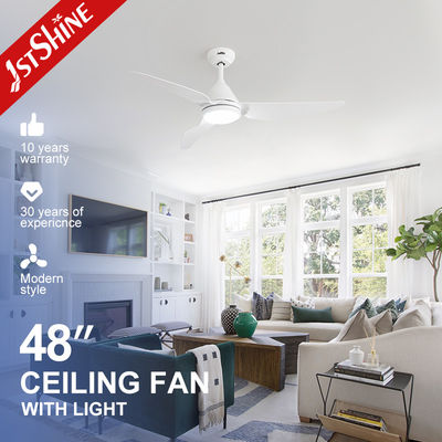 comprar Ventilador de teto de 48 polegadas moderno com LED Smart App Control com luz para vida inteligente Fabricação em linha