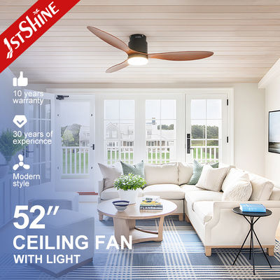 comprar 52 polegadas Flush montado Ventilador de teto Luz Decorativo de plástico Dc Motor Fabricação em linha