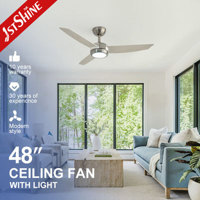 comprar Ventilador de teto LED de 48 polegadas ABS Blades com design colorido e iluminação LED de 3 cores Fabricação em linha