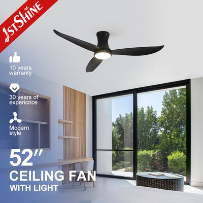 comprar Home Office 52 polegadas Flush Mount LED ventilador de teto com lâminas ABS e iluminação de 3 cores Fabricação em linha