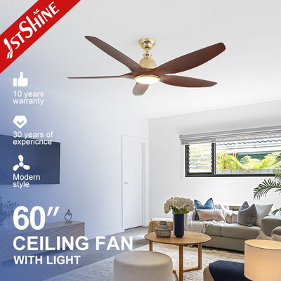 comprar 60 polegadas / OEM DC cobre puro Três cores LED Dimmable Ventilador de teto suspenso para grandes espaços Fabricação em linha