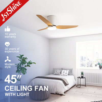 comprar 45 polegadas de plástico lâmina ventilador flush montar 3 lâminas Dimmable luz LED Fabricação em linha