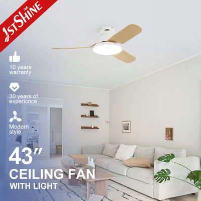 comprar Ventilador de teto LED de estilo nórdico com 3 lâminas e 6000k temperatura de cor Fabricação em linha