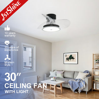 comprar 30 polegadas LED iluminação ventilador de teto 3 ABS claras lâminas Vento suave e APP Switch estilo 2- Fabricação em linha